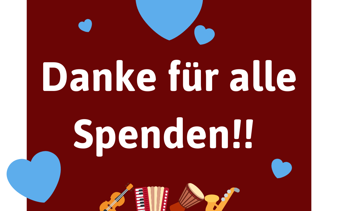 Danke für die Spenden